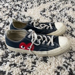 Comme de Garcons Play Converse Chuck 70 lowtops